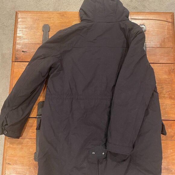 Men's All Saints Black Parka Jacket - Picture 7 of 7